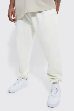 Plus Man Signature Embroidered Joggers