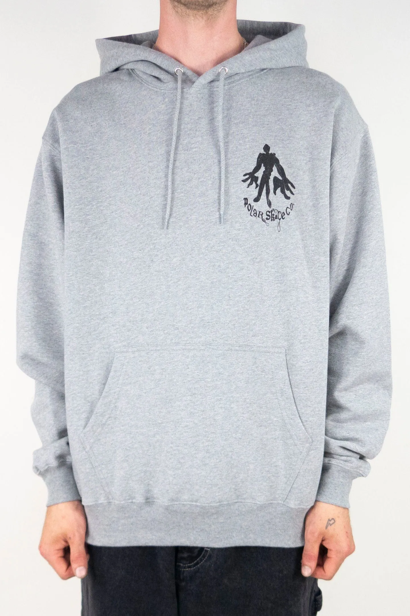 Polar Skate Co. Jungle Hoodie - Heather Grey exclusive at Remix