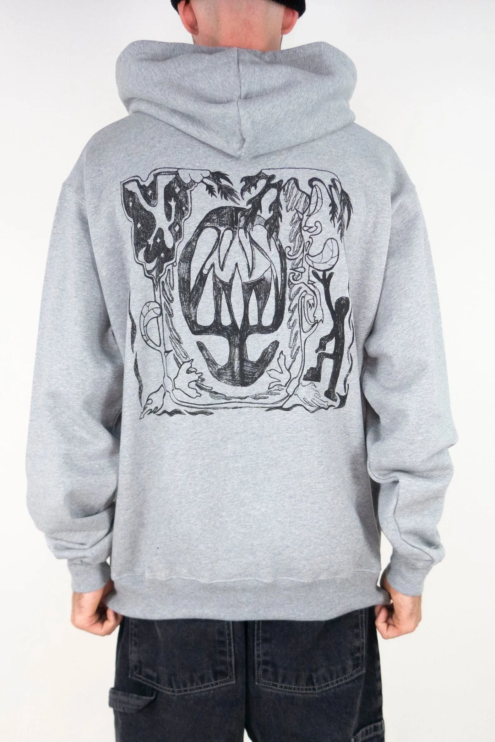 Polar Skate Co. Jungle Hoodie - Heather Grey exclusive at Remix