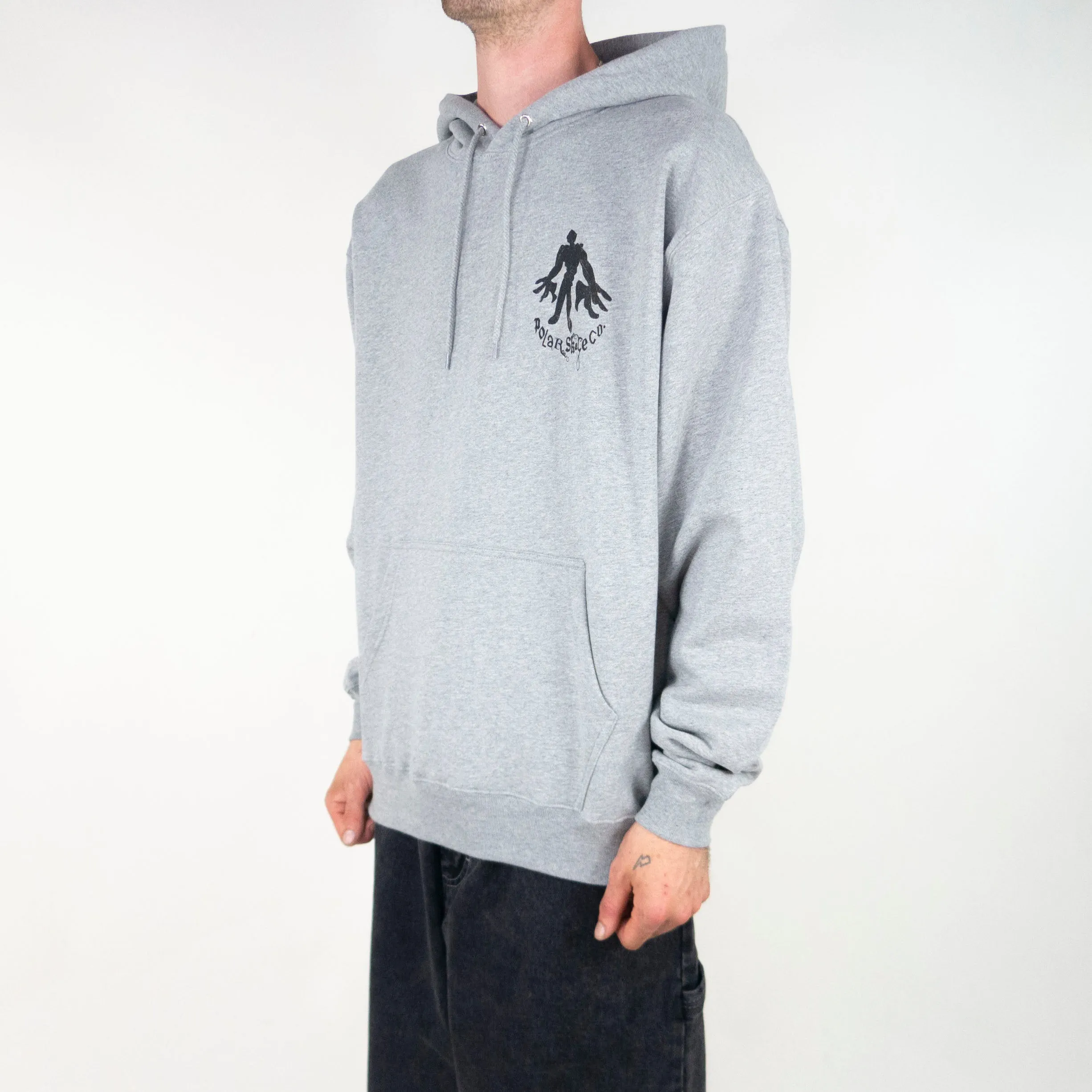 Polar Skate Co. Jungle Hoodie - Heather Grey exclusive at Remix