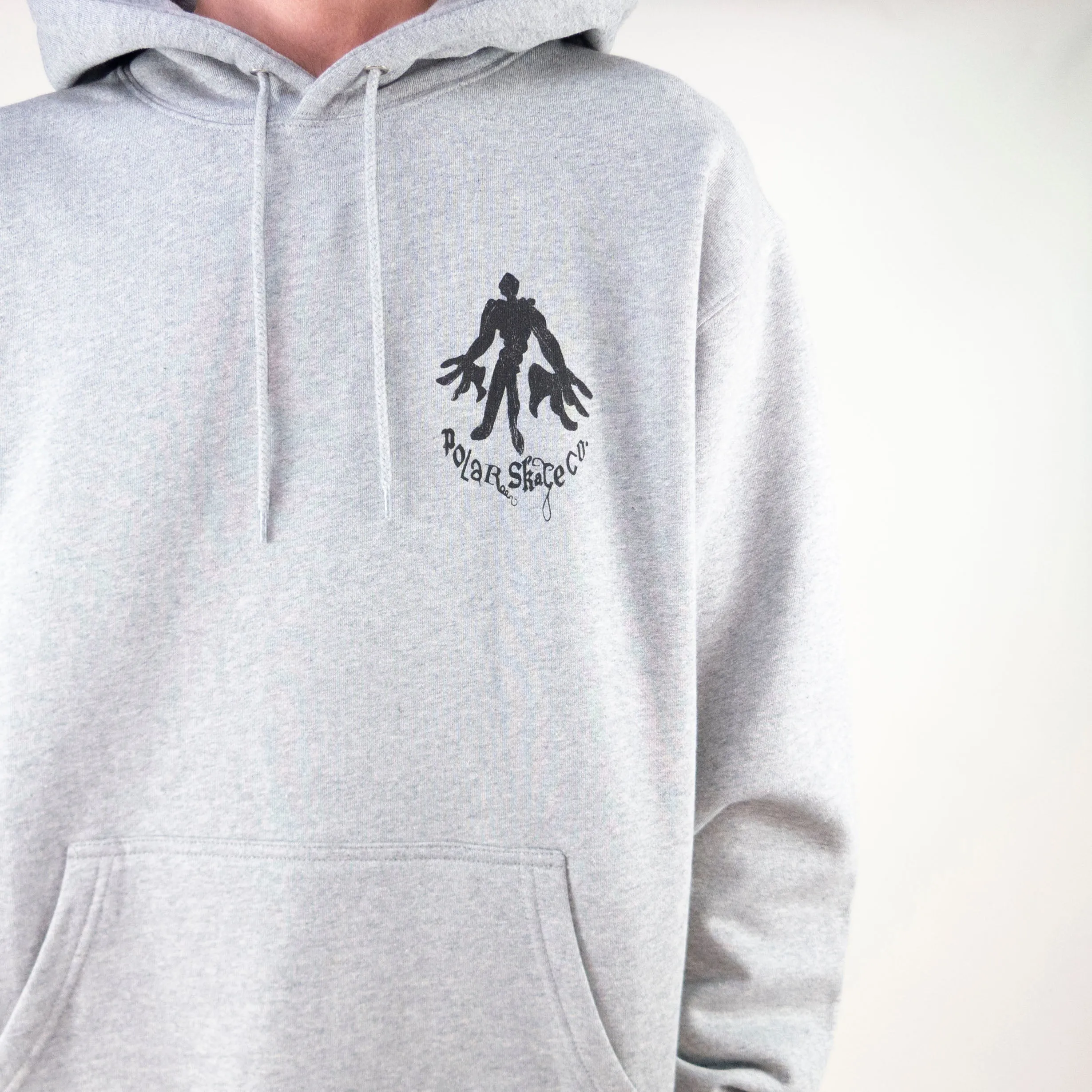 Polar Skate Co. Jungle Hoodie - Heather Grey exclusive at Remix