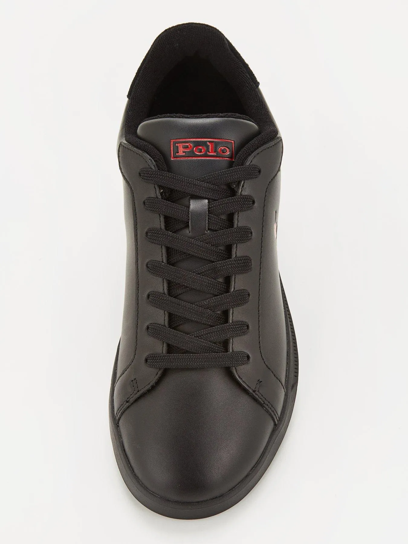 Polo Ralph Lauren Heritage Court Trainers - Black