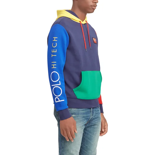 POLO RALPH LAUREN Hi Tech Color-Blocked Hoodie, Navy Multi