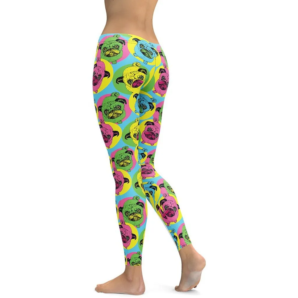 Pop Art Pug Leggings