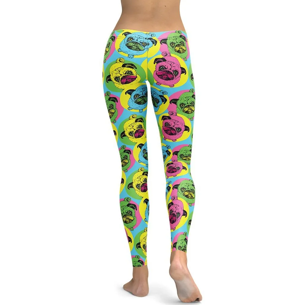 Pop Art Pug Leggings