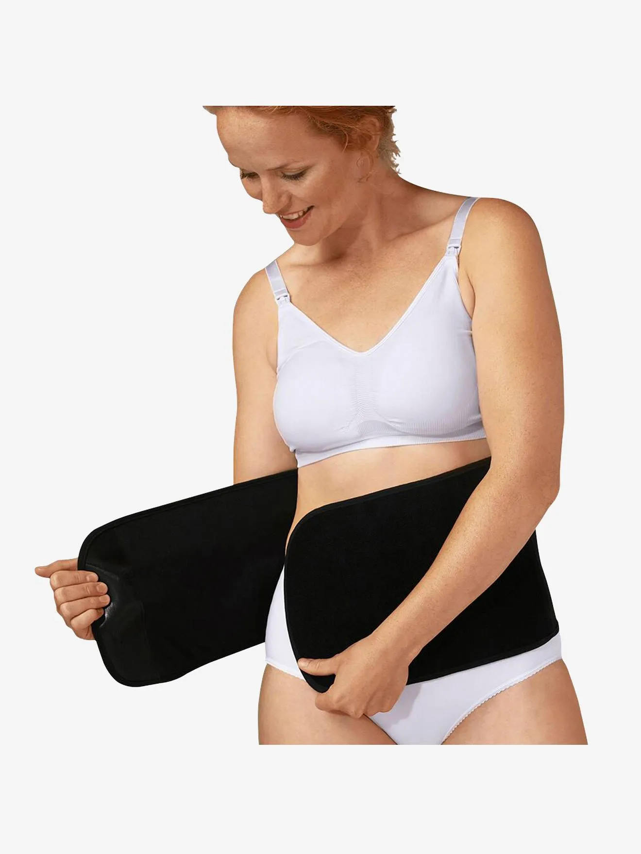 Post-Maternity Belly Binder, by CARRIWELL - black