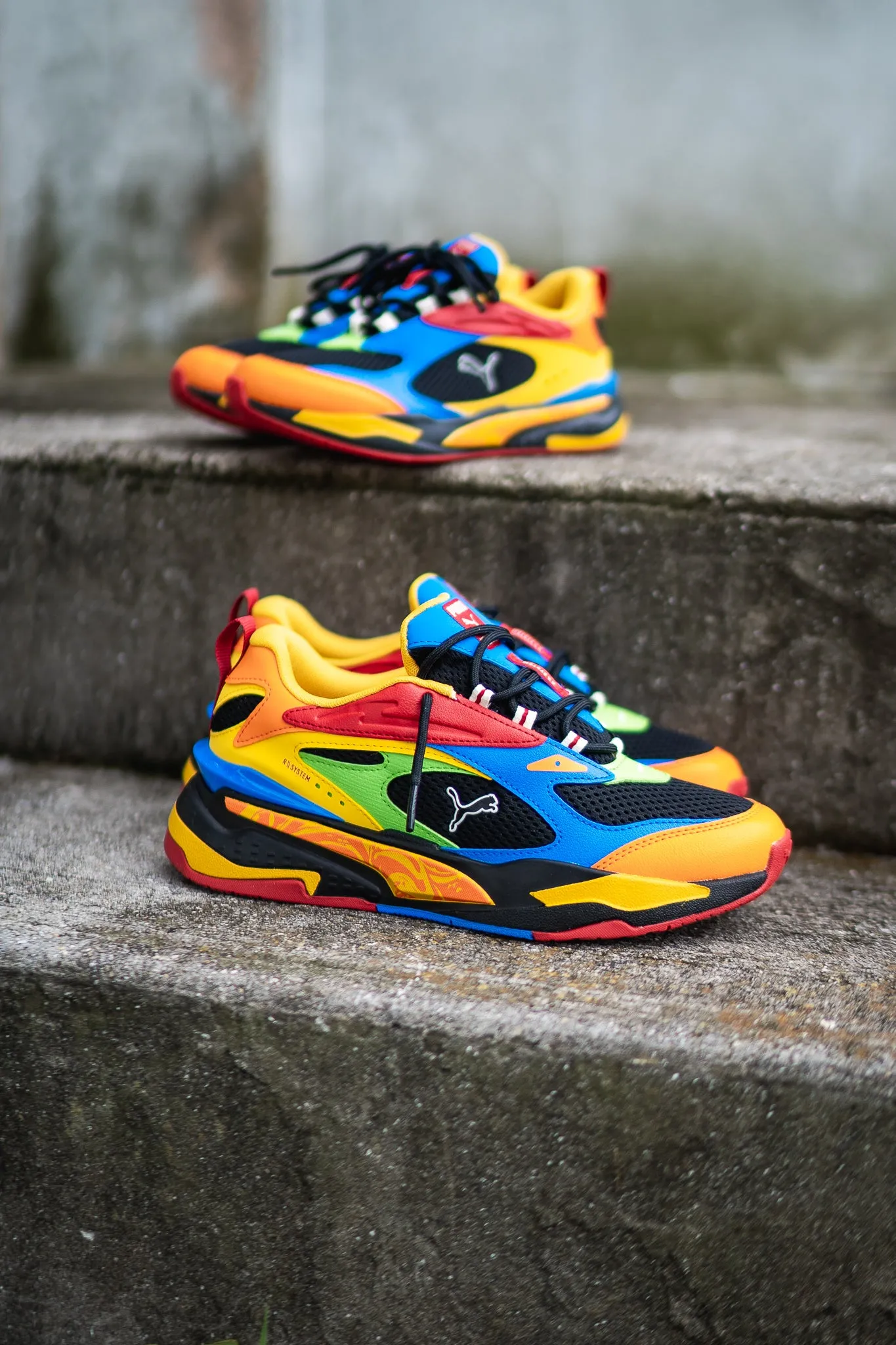 PRESCHOOL Puma RS-Fast Candy Bar (Black/Multi)