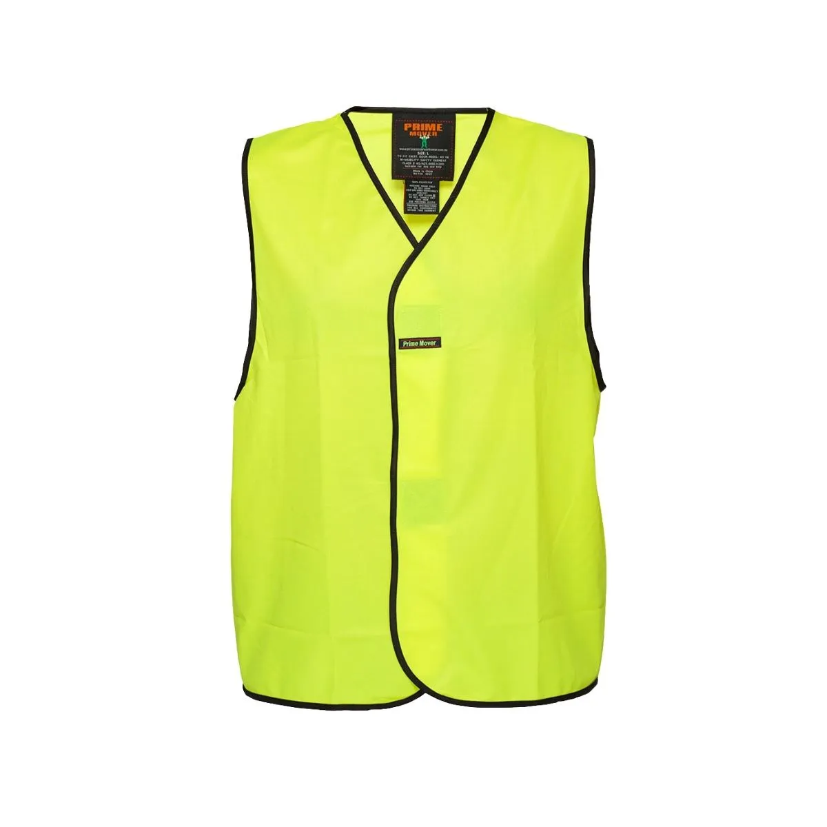 Prime Mover Visitor Class D HiVis Safety Vest MV120