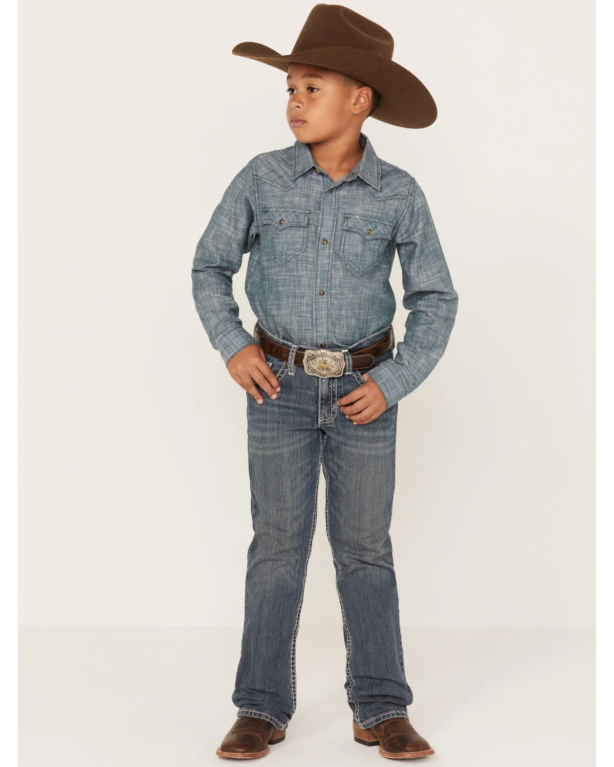 Product Name:  Cody James Boys' Stone Cold Wash Slim Boot Stretch Jeans