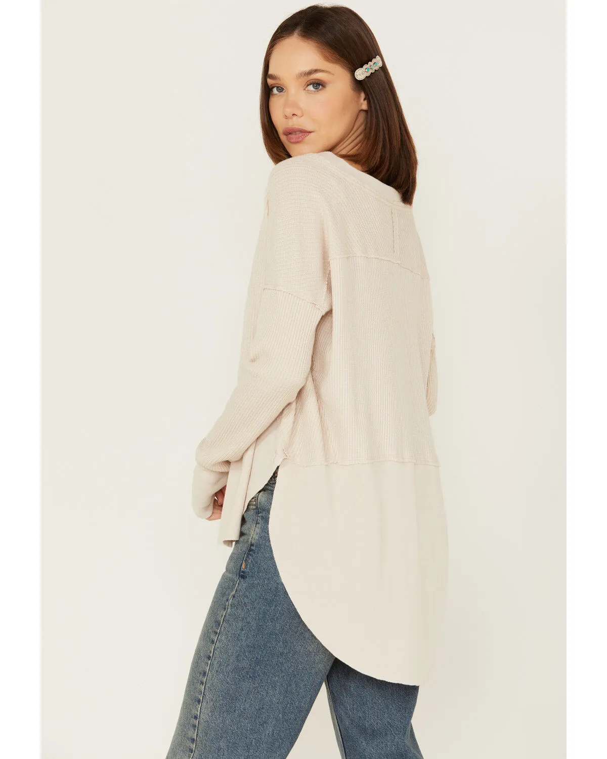 Product Name:  Free People Women's Monterey Thermal Long Sleeve Shirt