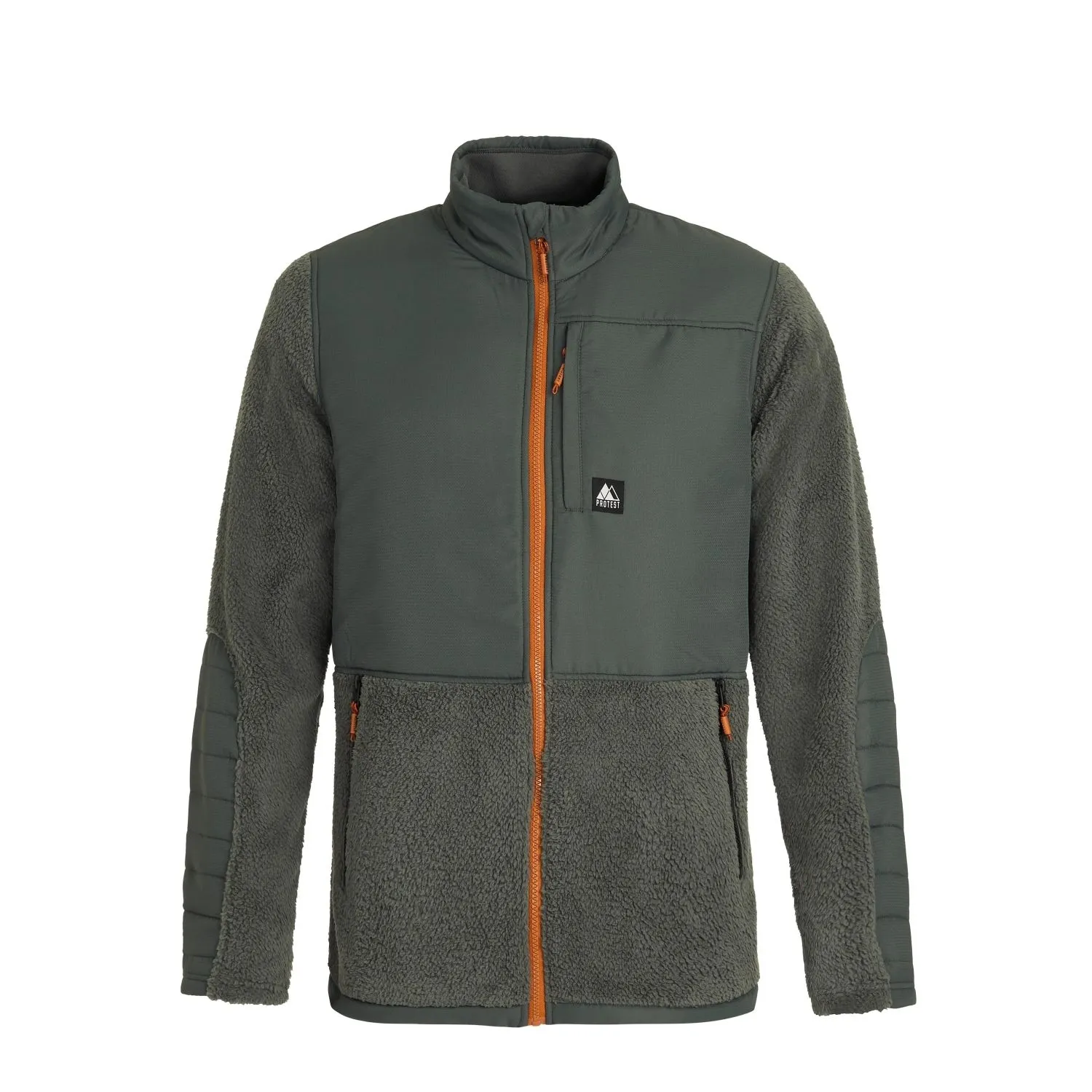 Protest Manitoba Huntergreen Full Zip Fleece