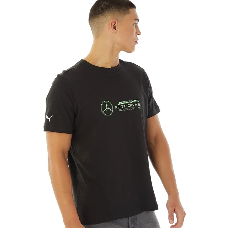 Puma Mens Mercedes-AMG Petronas Motorsport Logo T-Shirt Puma Black