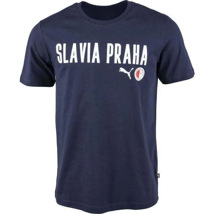 Puma Slavia Prague Graphic Tee DBLU