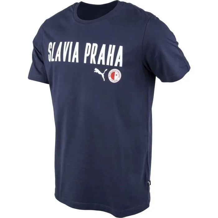 Puma Slavia Prague Graphic Tee DBLU