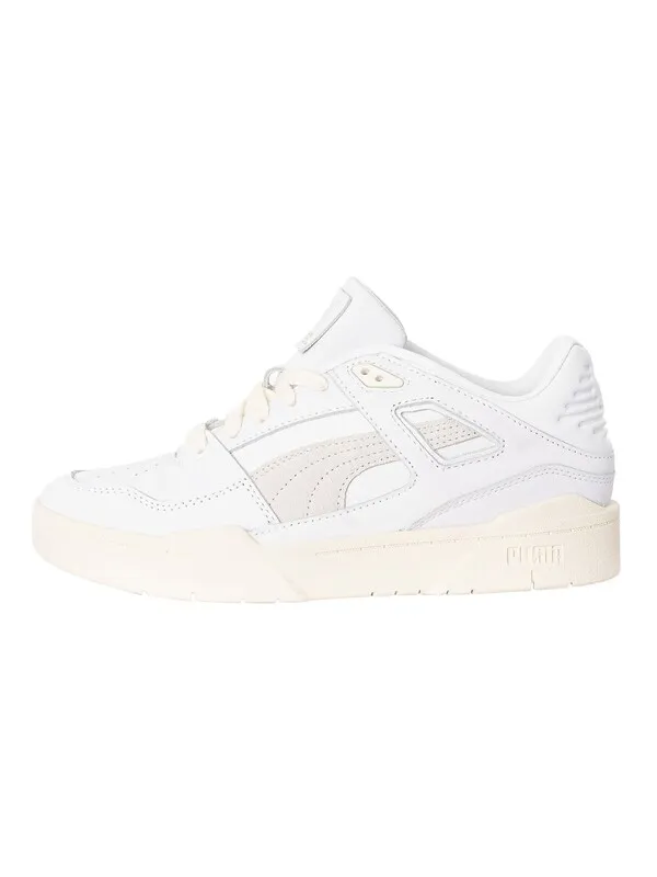 Puma Slipstream INVDR Lux Leather Trainers - White/Marshmallow