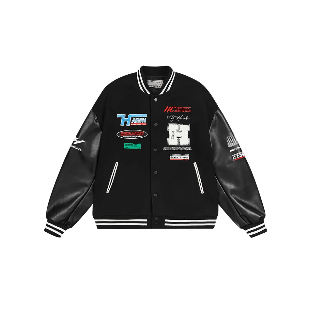 Racing Patches Varsity Jacket