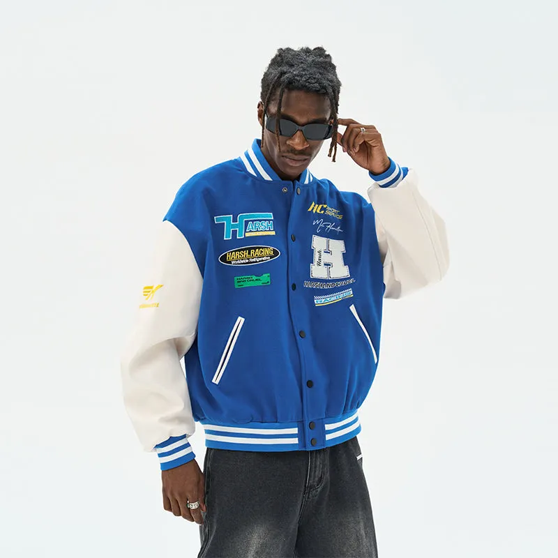 Racing Patches Varsity Jacket