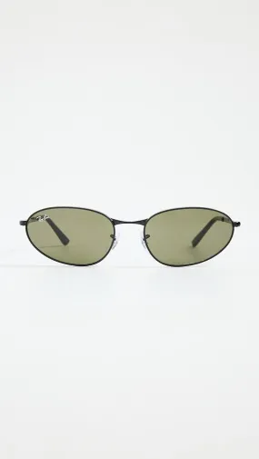 Ray-Ban   RB3734 Oval Sunglasses 