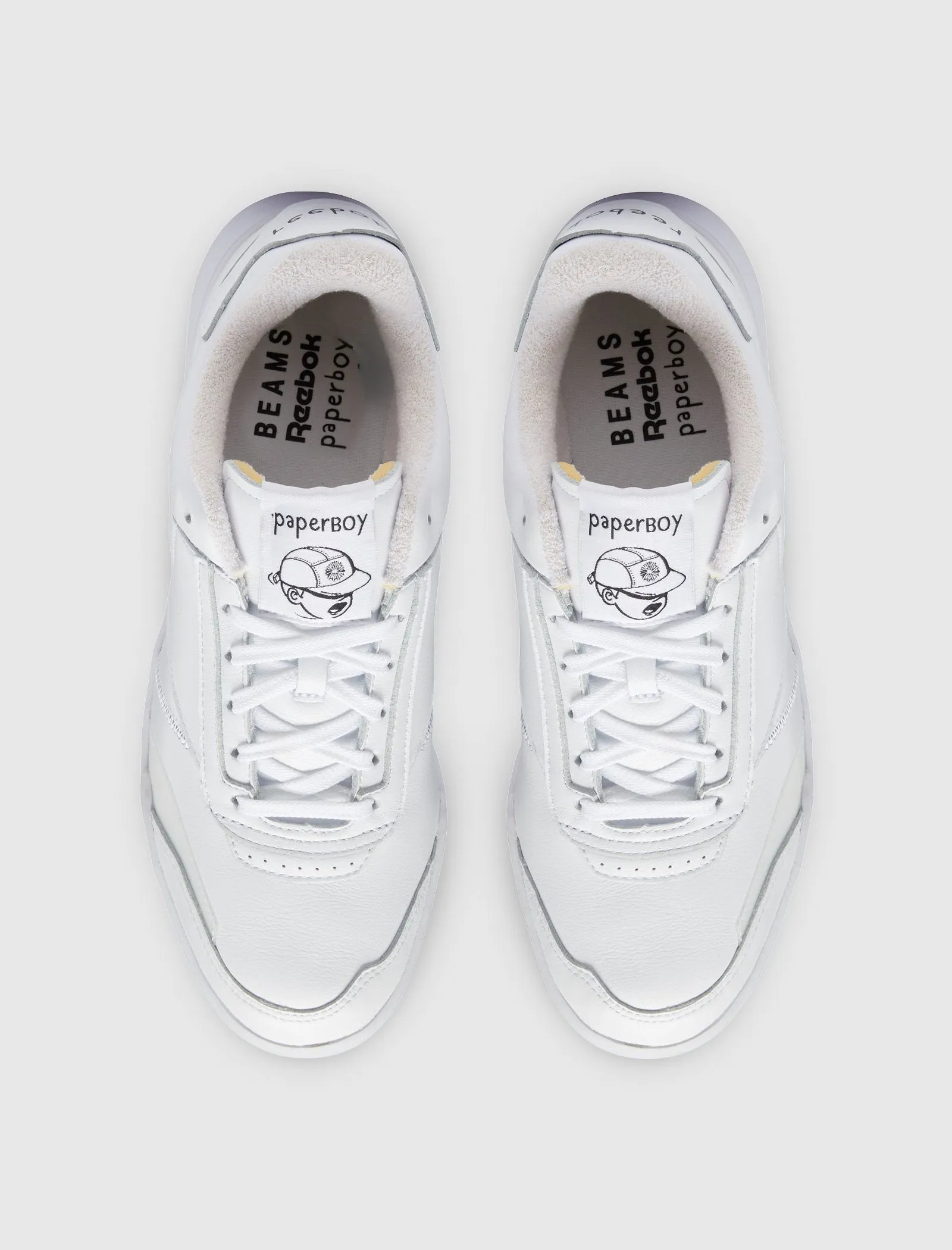 REEBOK BEAMS X PAPERBOY PARIS CLUB C LEGACY   WHITE