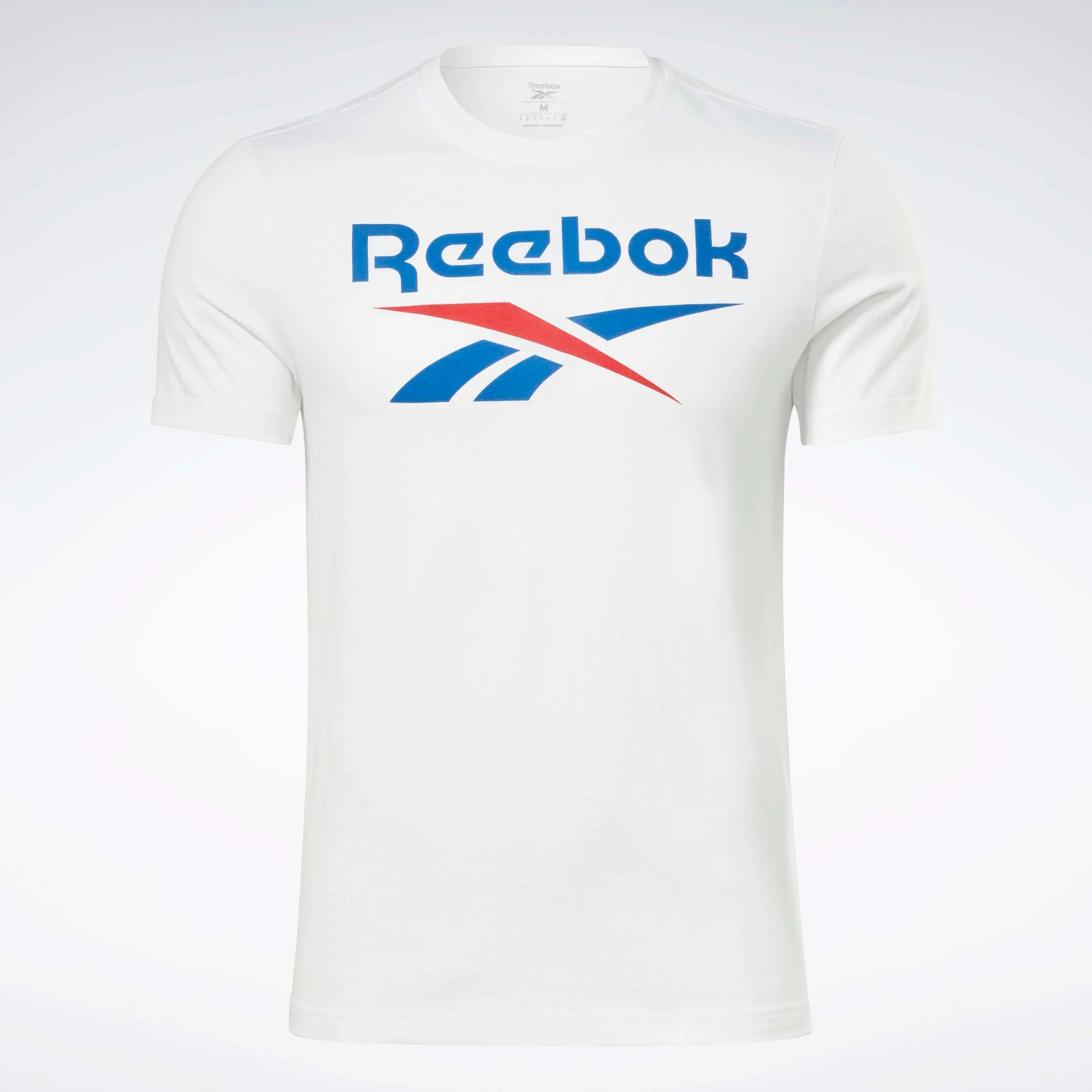 Reebok Identity Big Logo T-Shirt White/Vector Blue