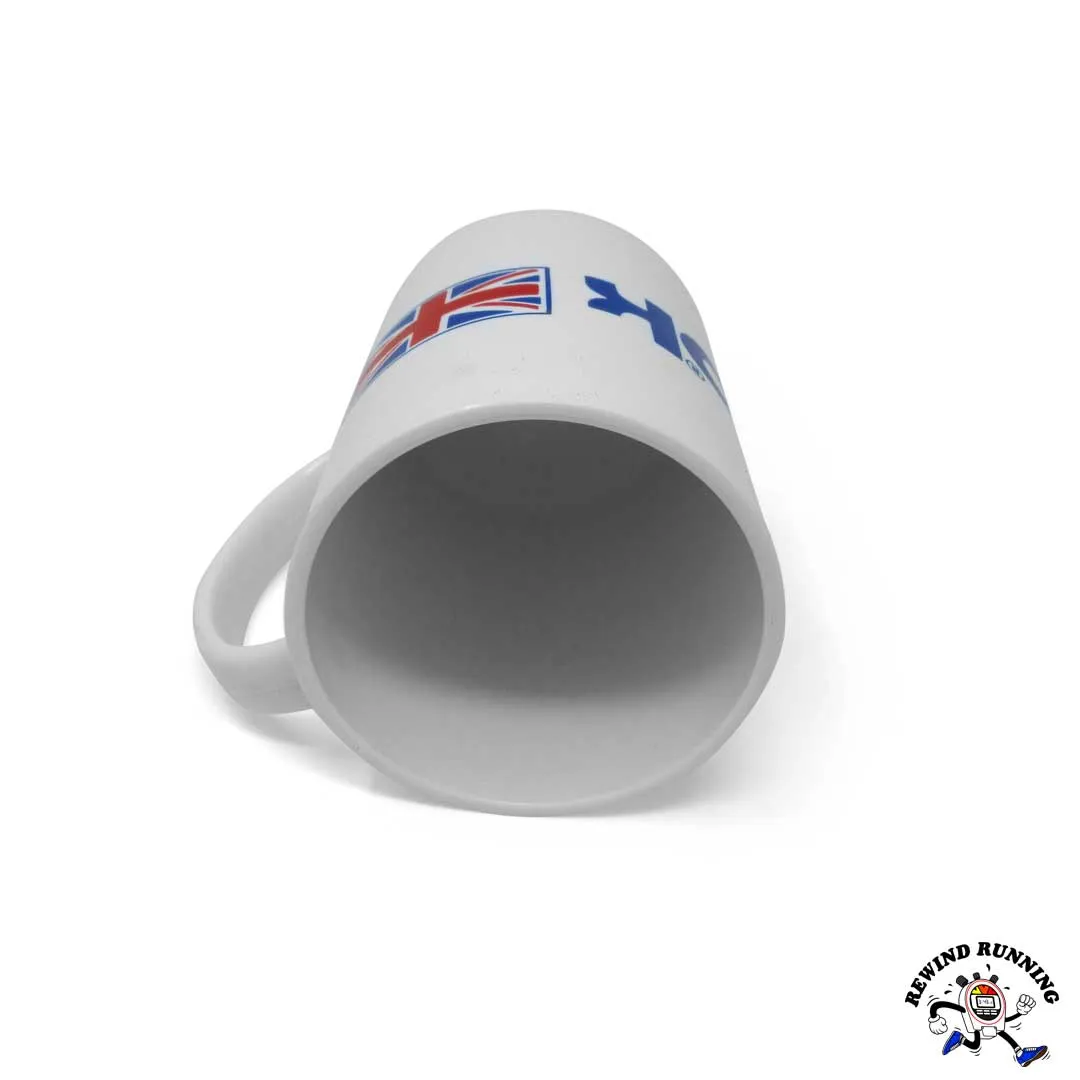 Reebok Union Jack Logo Vintage Plastic Coffee Mug