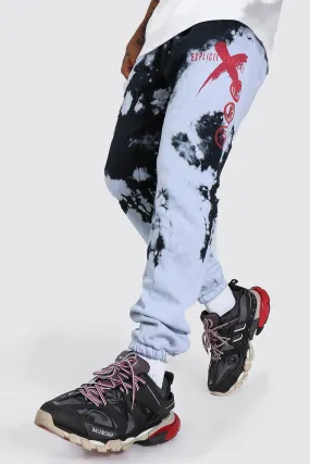 Regular Man Graffiti Tie Dye Joggers