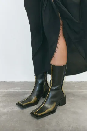 Reiko Boot - Black Mustard