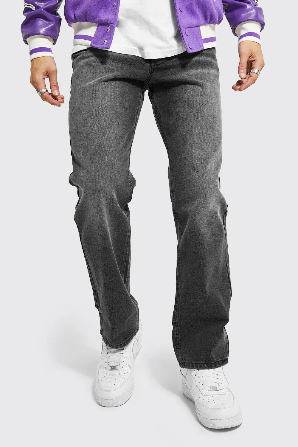 Relaxed Fit Rigid Jeans