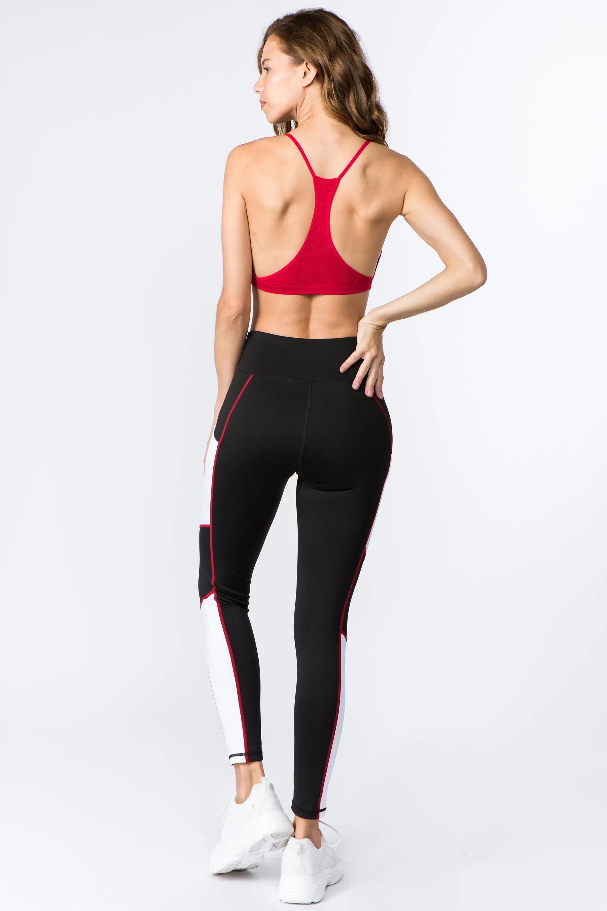 Retro Active Colorblock Workout Leggings