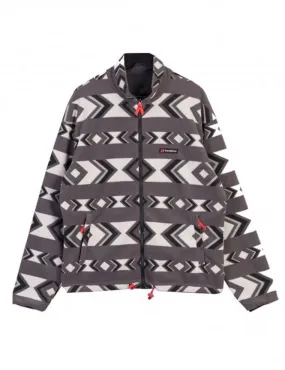 Reverse Wind Full Zip Fleece - Black/Aztec