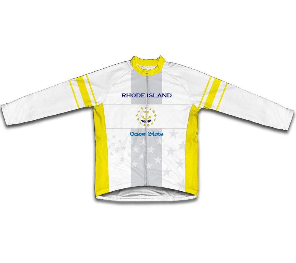 Rhode Island Flag Winter Thermal Cycling Jersey