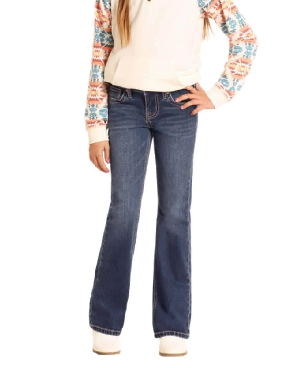 Rock & Roll Cowgirl Girls' Boot Cut Jean