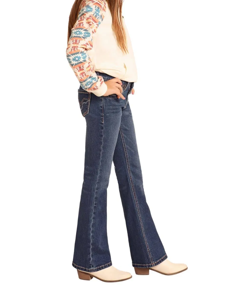 Rock & Roll Cowgirl Girls' Boot Cut Jean