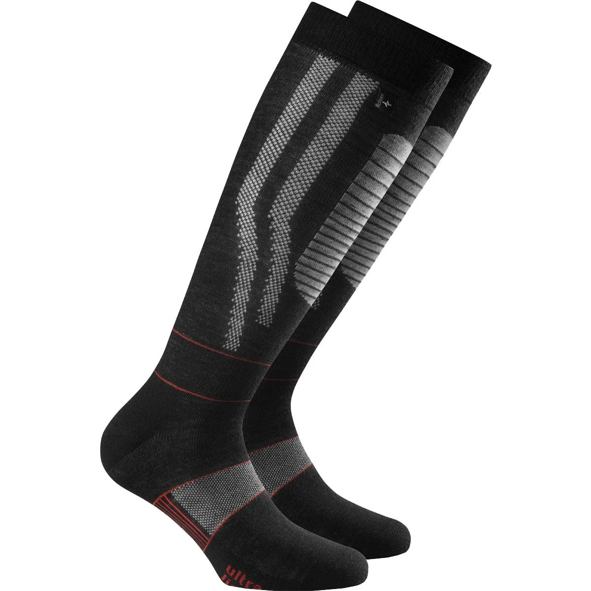 Rohner - Ultra Light Ski Socks black