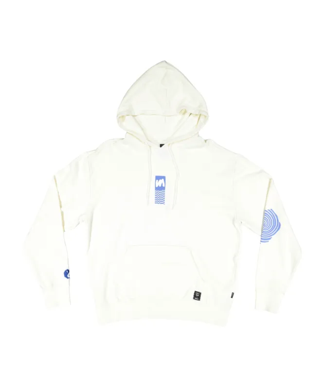 RVCA Men's Noise Hoodie | Cream - UVYFT00257