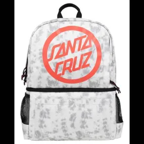 SANTA CRUZ BOLD RING DOT BACKPACK - CONCRETE TIE DYE