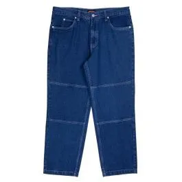 Santa Cruz Classic Label Panel Mens Jeans - Classic Blue/White