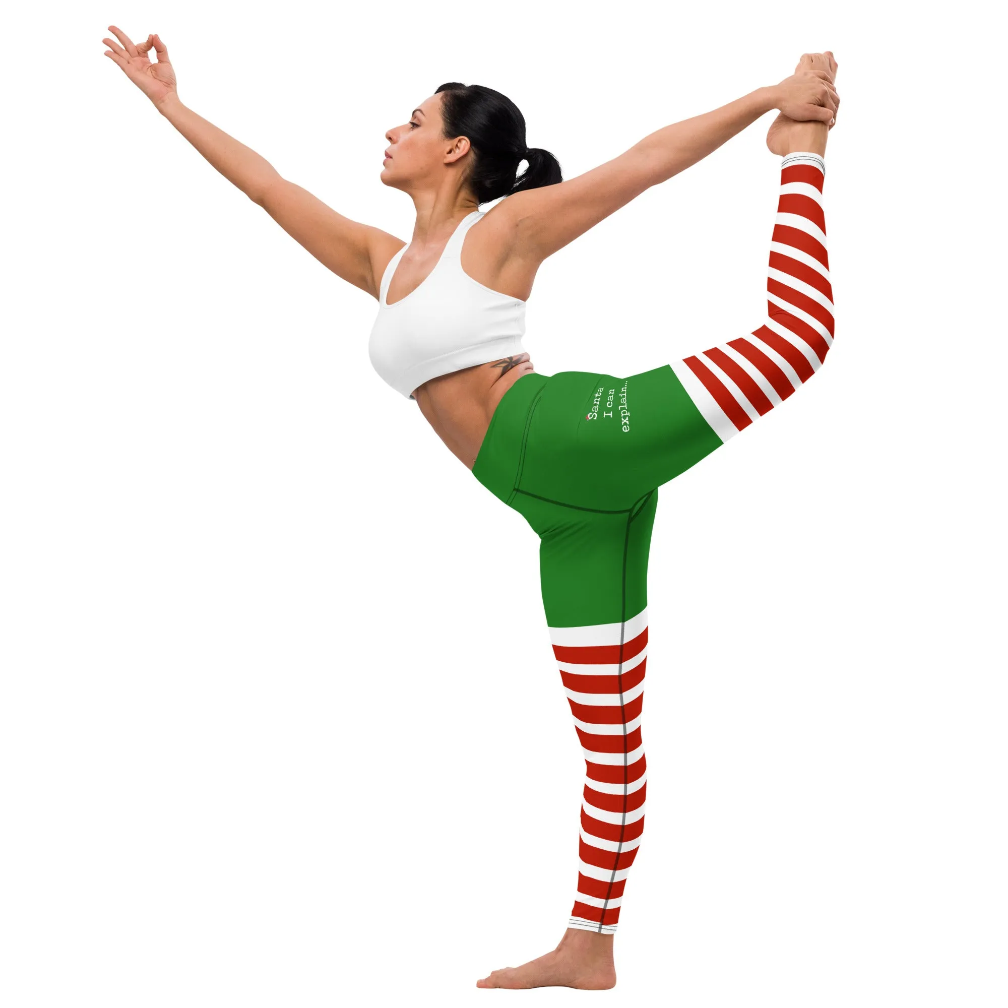 Santa I Can Explain Yoga Leggings