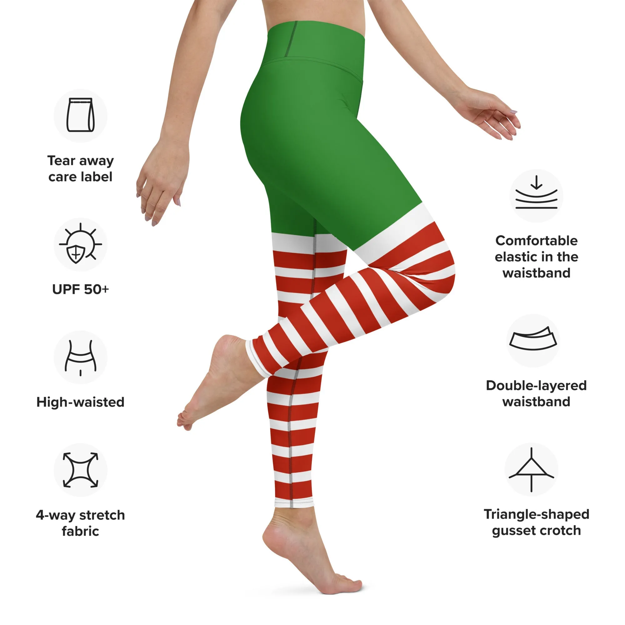 Santa I Can Explain Yoga Leggings