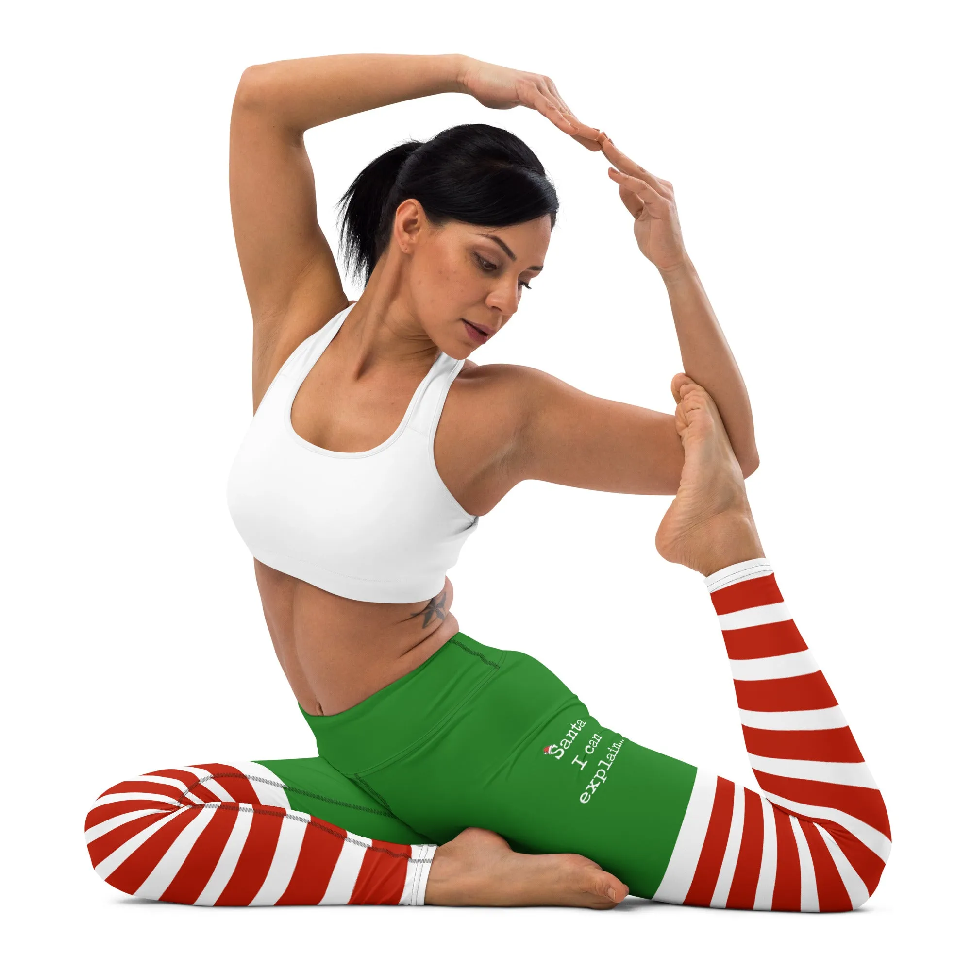 Santa I Can Explain Yoga Leggings