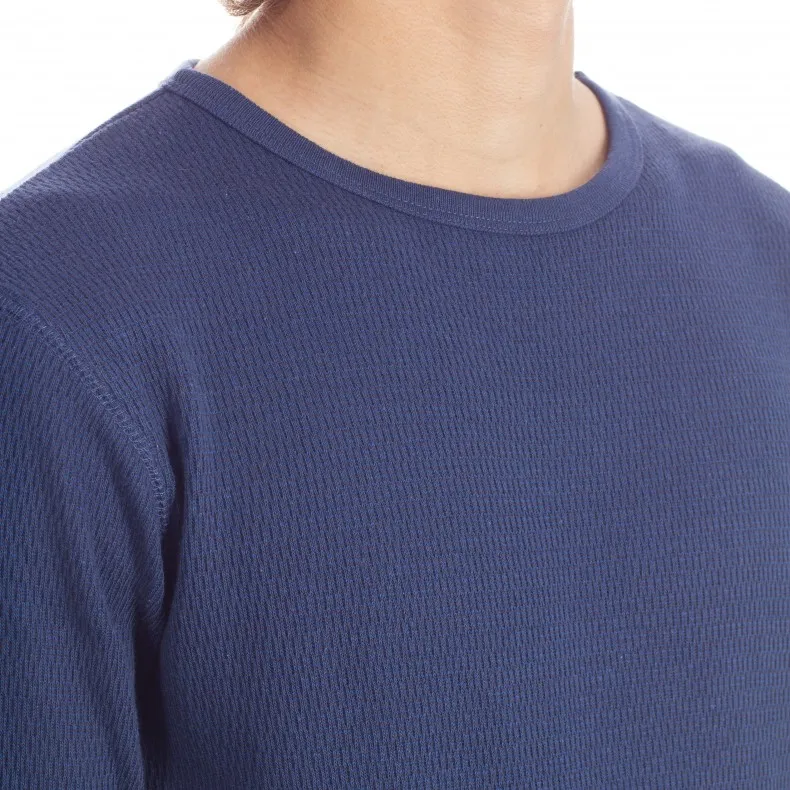 Saturday's Surf NYC Kasu Thermal Long Sleeve T-Shirt (Navy)