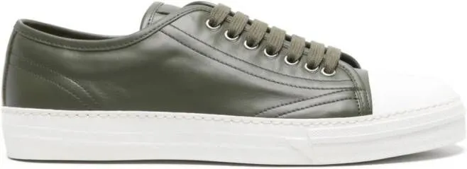 Scarosso Ambrogio leather sneakers Green