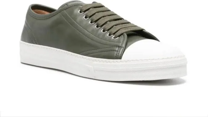 Scarosso Ambrogio leather sneakers Green