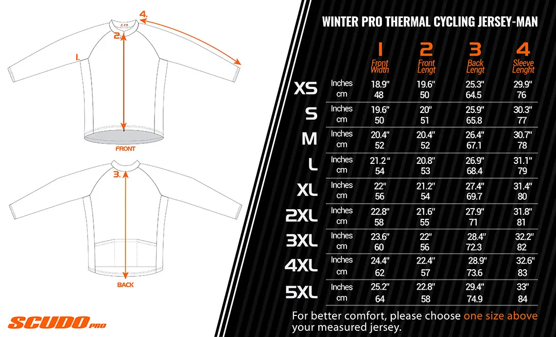 ScudoPro Pro Thermal Long Sleeve Cycling Jersey Country CODE Australia Vine | Men and Women