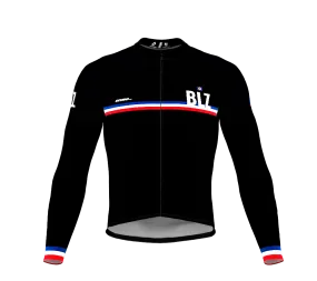 ScudoPro Pro Thermal Long Sleeve Cycling Jersey Country CODE Belize Black | Men and Women