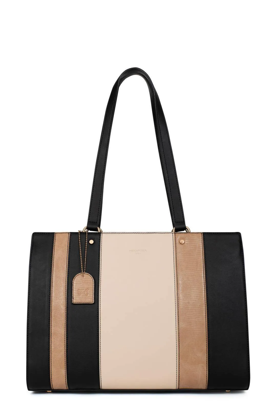 Shoulder bag with 2 black handles \4020017\