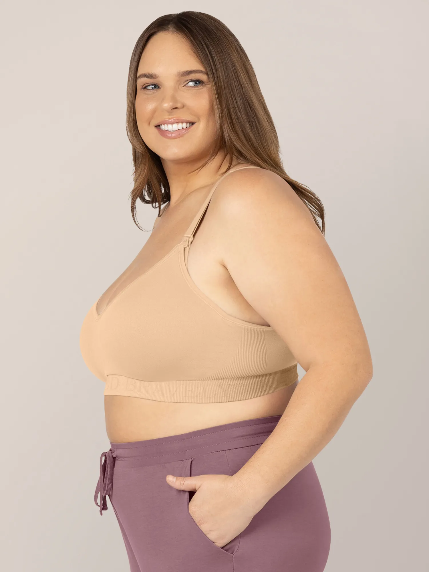 Signature Sublime Contour Maternity & Nursing Bra | Beige