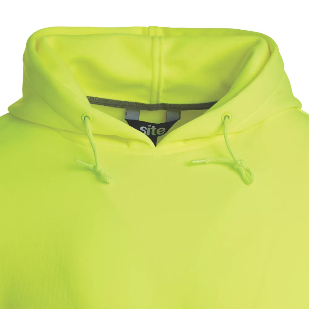 Site Cromer Hi-Vis Hoodie Yellow X Large 52" Chest - Screwfix