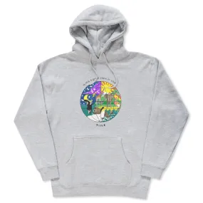 Skateboard Cafe Great Place Hoodie - Heather Grey exclusive at Remix