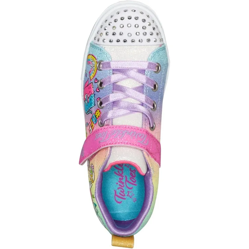 SKECHERS Girls Twinkle Sparks Trainers Multi